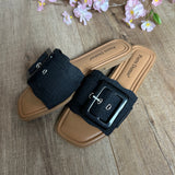 Emy Big Buckle Sandal