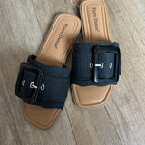 Emy Big Buckle Sandal