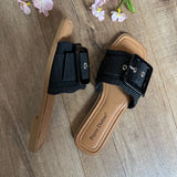 Emy Big Buckle Sandal