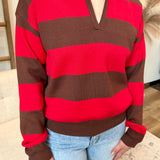 Striped Polo Top (Dex)