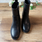 Beaver Low Heel Bootie