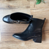 Beaver Low Heel Bootie
