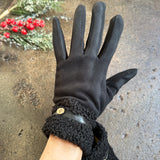 Teddy Fur Cuff Gloves