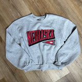 Nebraska Pennant Cropped Crewneck Sweatshirt