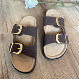 Ash Double Buckle Sandal