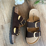 Ash Double Buckle Sandal