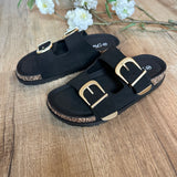 Ash Double Buckle Sandal