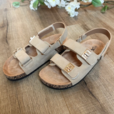 Bacon Double Buckle Sandal