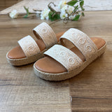 Superb Double Strap Espadrille Sandal