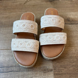 Superb Double Strap Espadrille Sandal