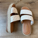 Superb Double Strap Espadrille Sandal