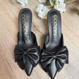 Carol Big Bow Kitten Heel
