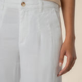 Meg Linen High Rise Wide Straight Pant (KUT)