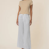 Meg Linen High Rise Wide Straight Pant (KUT)
