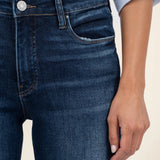 Reese High Rise Fab Ab Ankle Straight Jean (KUT)