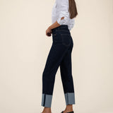 Fay High Rise Straight Leg Jean (KUT)