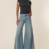 Blake High Rise Super Wide Leg Jean (KUT)