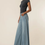 Blake High Rise Super Wide Leg Jean (KUT)
