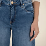 Maya High Rise Fab Ab Wide Leg Jean (KUT)
