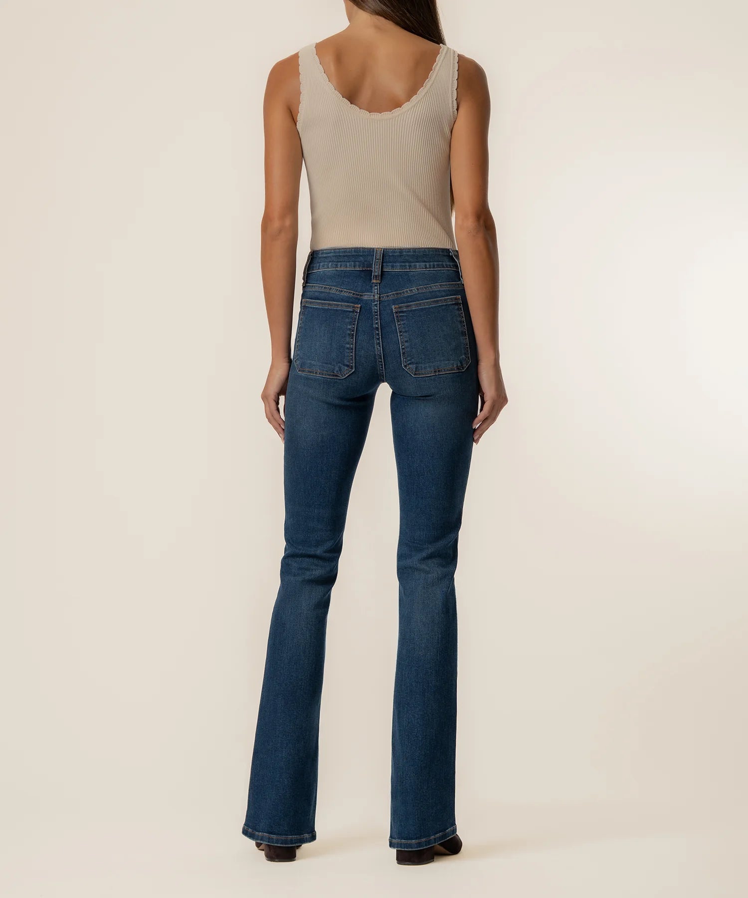 Natalie Mid Rise Flare w/Patch Pocket Jean (KUT)