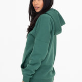 MONO B Longline Slim Fit Fleece Hoodie (S-3X)