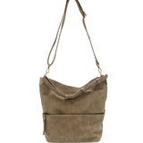 Darcy Zip Front Pocket Bucket Bag