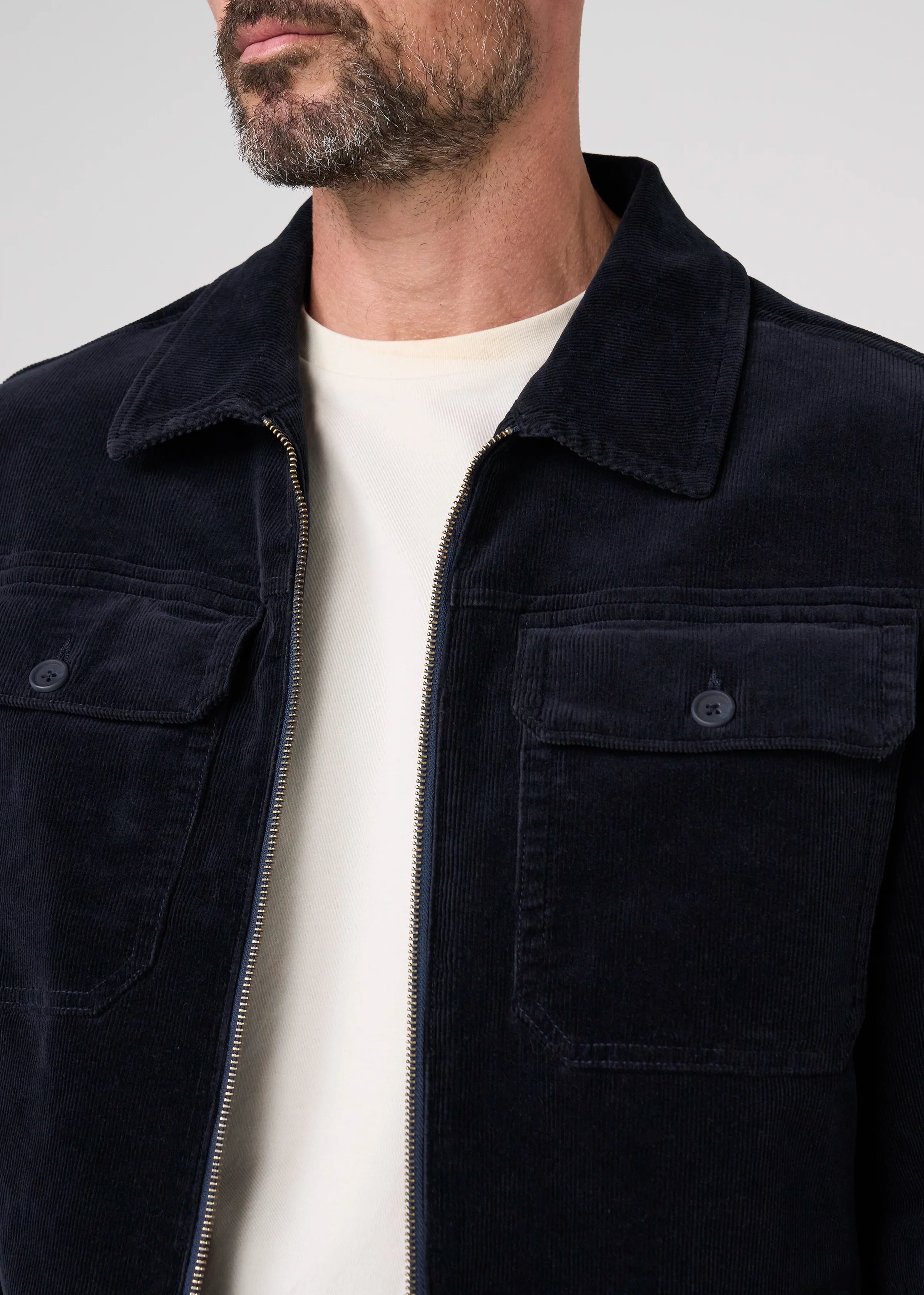 Men's 2-Way Zip Corduroy Jacket (Liverpool)