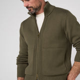 Men's Long Sleeve Full Zip Sweater (Liverpool)