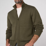 Men's Long Sleeve Full Zip Sweater (Liverpool)