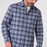 Men's Long Sleeve Button Up Knit Shirt (Liverpool)