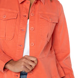 Peplum Hem Trucker Jacket (Liverpool)