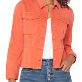 Peplum Hem Trucker Jacket (Liverpool)