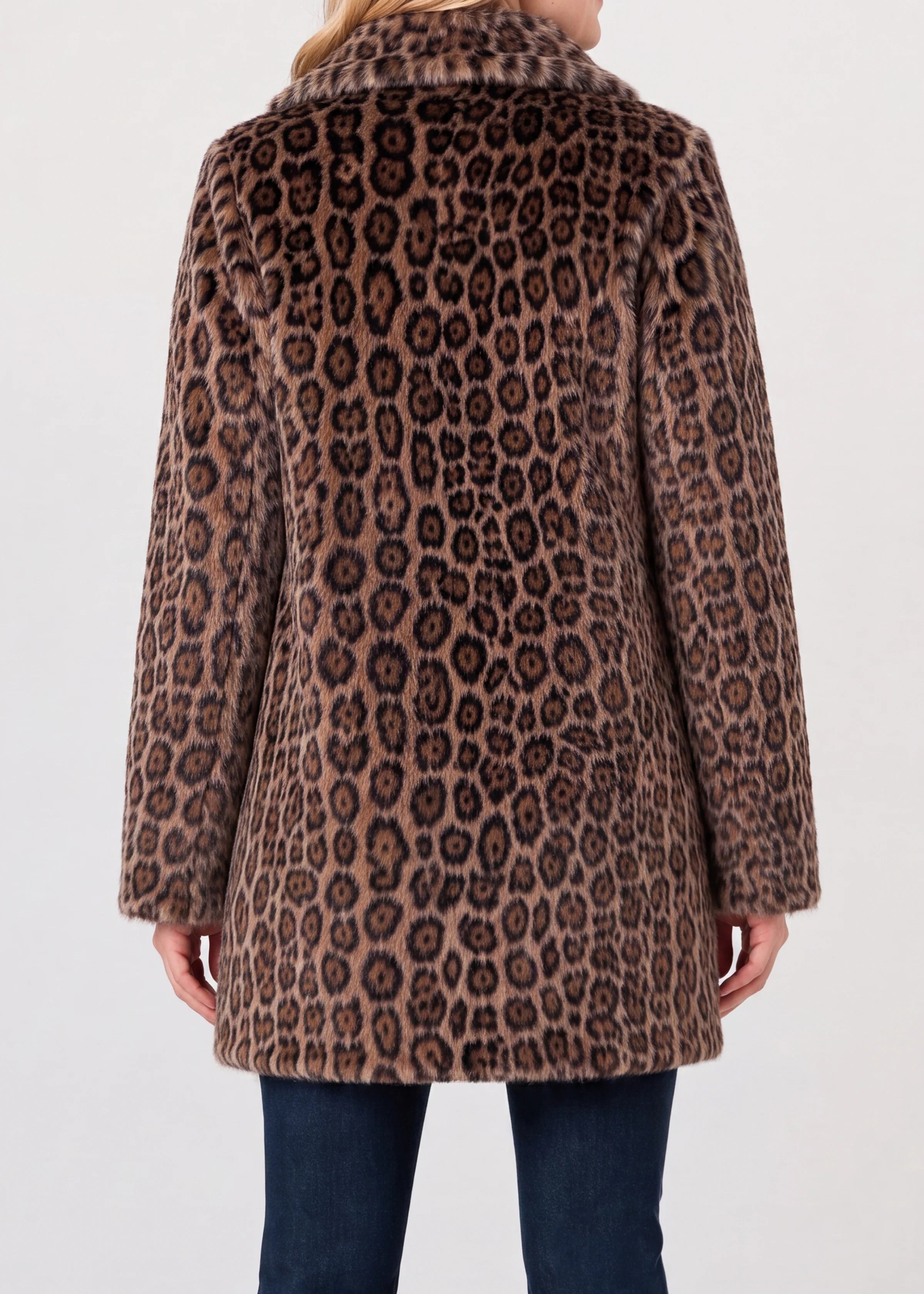 Collared Faux Fur Coat (Liverpool)