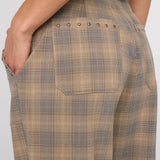 High Rise Crop Trouser w/ Drawstring (Liverpool)