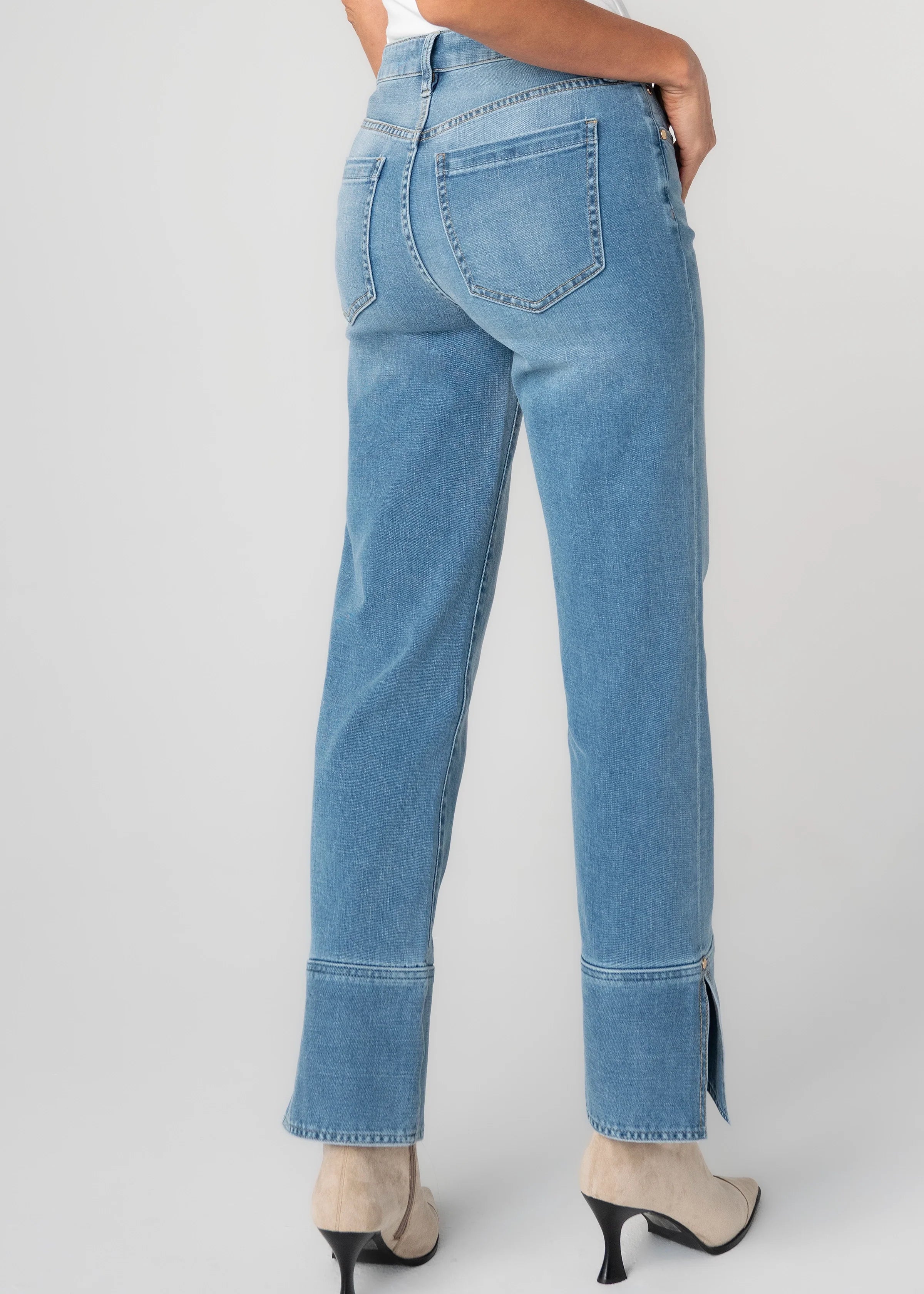 Kennedy Straight Leg w/ Cuff & Slit Detail (Liverpool)