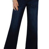 Patch Pocket Wide Leg Trouser (Liverpool)