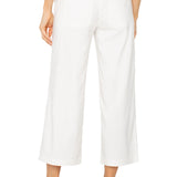Belted Wide Leg Crop Pant (Liverpool)