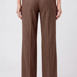 High Rise Pleated Wide Leg Trouser w/Side Tab (Liverpool)
