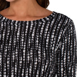 3/4 Sleeve Knit Top (Liverpool)