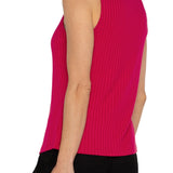 Sleeveless Boatneck Rib Knit Tank (Liverpool)