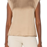 Sleeveless Woven Knit Top (Liverpool)