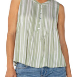 Sleeveless Popover Blouse (Liverpool)