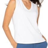 V Neck Knit Tank Top (Liverpool)