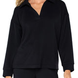 V-Neck Popover w/ Collar (Liverpool)