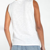 Sleeveless Lace Front Knit Tank (Liverpool)