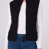 Sleeveless Reversible Quilted Sweater Vest (Liverpool)
