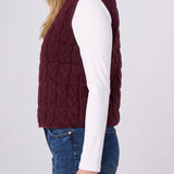 Sleeveless Reversible Quilted Sweater Vest (Liverpool)