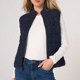 Sleeveless Reversible Quilted Sweater Vest (Liverpool)