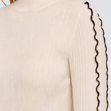 Long Sleeve Mock Neck Sweater (Liverpool)