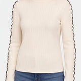 Long Sleeve Mock Neck Sweater (Liverpool)